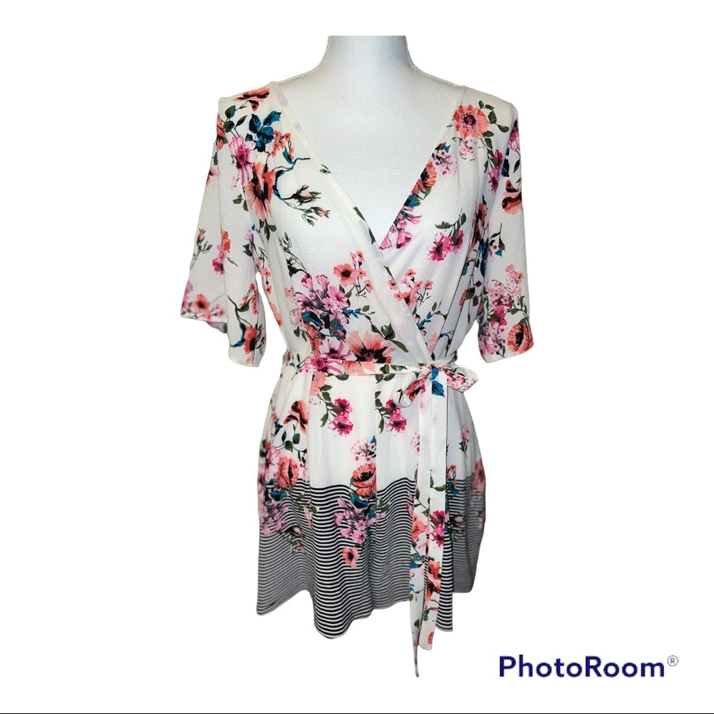 Ash & Violet floral and striped romper - Picture 7 of 7